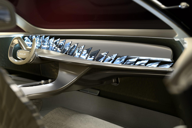 Illustration for article titled Imagine by Kia: Your Future Hell-World Where Cars Have 21 Screens Inside